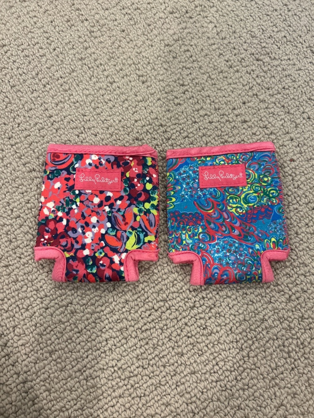Set of 2 Lily Pulitzer drink holders